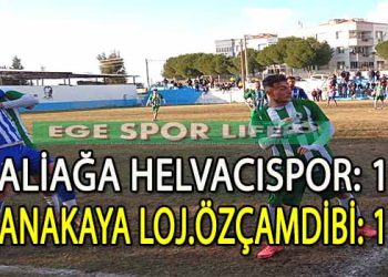 ALİAĞA HELVACI, SAHASINDA ÖZÇAMDİBİ İLE BERABERE KALDI