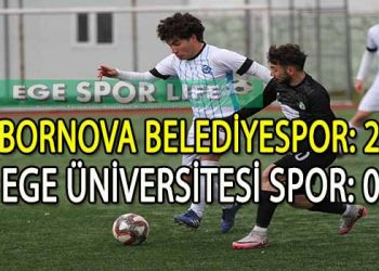 BORNOVA BELEDİYESPOR, ÇIKIŞINI SÜRDÜRDÜ