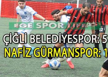 ÇİĞLİ BELEDİYESPOR, ZORLU MAÇI KAZANMASINI BİLDİ