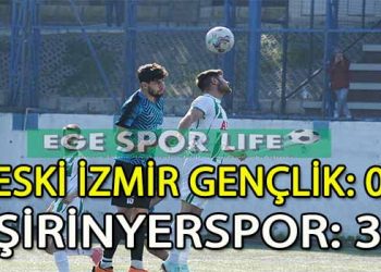 ŞİRİNYERSPOR, ZORLANDIĞI MAÇI KAZANMASINI BİLDİ