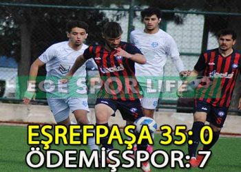 ÖDEMİŞSPOR, GÜNÜ LİDER TAMAMLADI