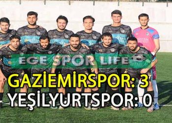 LİDER GAZİEMİRSPOR, PUAN FARKINI AÇIYOR