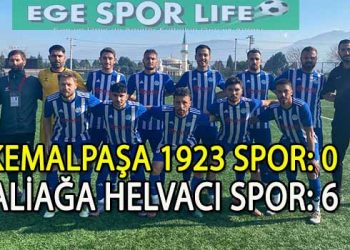 LİDER ALİAĞA HELVACI, KEMALPAŞA DEPLASMANINDA 3 PUANLA DÖNDÜ