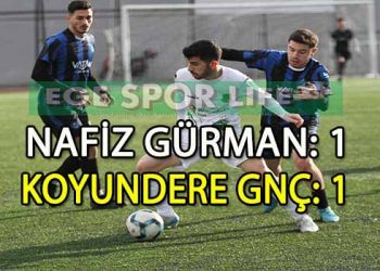 NAFİZ GÜRMAN İLE KOYUNDERE GENÇLİK PUANLARI PAYLAŞTI