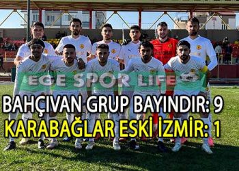BAHÇIVAN GRUP BAYINDIRSPOR, YARIŞI BIRAKMIYOR