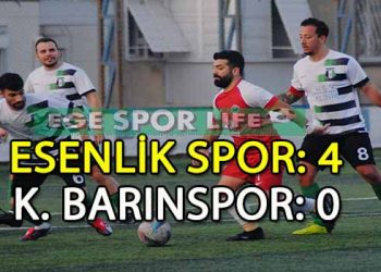 ESENLİKSPOR, LİGİN İLK MAÇINI RAHAT KAZANDI VE GÜNÜ LİDER TAMAMLADI
