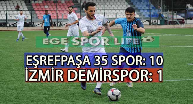 EŞREFPAŞA 35 SPOR’DAN BOL GOLLÜ GALİBİYET