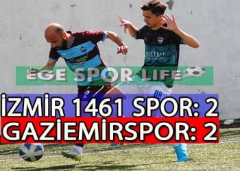 ŞAMPİYON GAZİEMİR BERABERLİKLE YETİNDİ