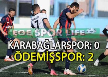 LİDER ÖDEMİŞSPOR, ZORLANDIĞI MAÇI KAZANMASINI BİLDİ
