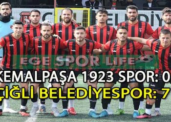 ÇİĞLİ BELEDİYESPOR, ZİRVE YARIŞINI BIRAKMIYOR