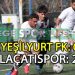 ALAÇATISPOR,  K.YEŞİLYURT FK’YI DEPLASMANDA MAĞLUP ETTİ