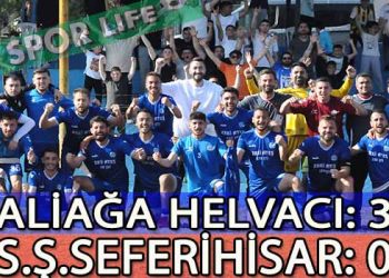 ALİAĞA HELVACI, YARIŞI BIRAKMADI