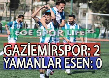 GAZİEMİRSPOR, GÜÇLÜ RAKİBİ YAMANLAR ESEN’İ YENMEYİ BAŞARDI