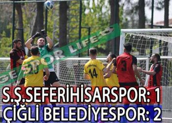 ÇİĞLİ, SEFERİHİSAR’DAN GALİP DÖNDÜ VE HAFTAYI LİDER TAMAMLADI