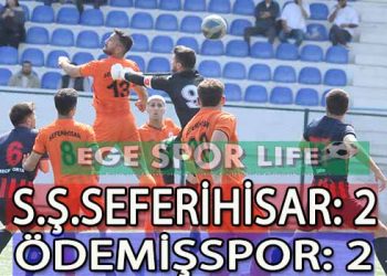 ÖDEMİŞSPOR, SEFERİHİSAR’DA LİDERLİĞİNİ KORUDU