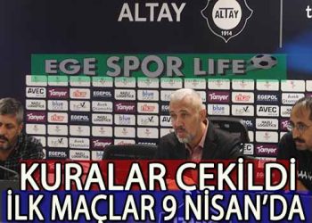 İZMİR SÜPER AMATÖR PLAY-OFF’LARIN KURALARI ÇEKİLDİ