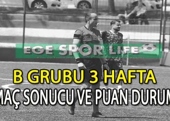 İZMİR SÜPER AMATÖR PLAY-OFF B GRUBU MAÇ SONUÇLARI VE PUAN DURUMU