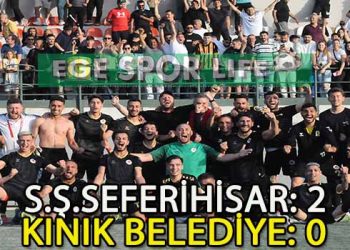 S.Ş.SEFERİHİSAR, BAL LİGİ YÜKSELME PLAY-OUT MAÇINA HAK KAZANDI