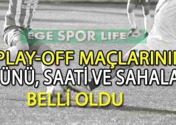 İZMİR 2 AMATÖR PLAY-OFF’LARIN MAÇ PROGRAMI