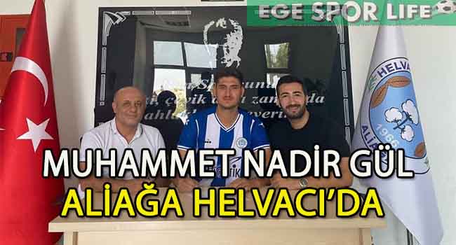 ALİAĞA HELVACI’DA MUHAMMET NADİR GÜL ANLAŞMAYI İMZALADI