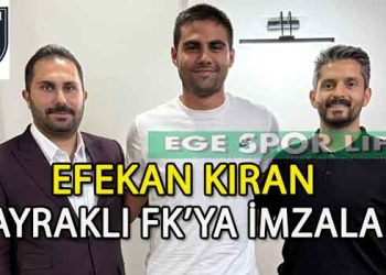 BAYRAKLI FK, SAVUNMAYA GENÇ OYUNCU EFEKAN KIRAN’I ALDI