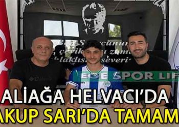 ALİAĞA HELVACI, SAVUNMA OYUNCUSU YAKUP SARI İLE SÖZLEŞME YENİLEDİ