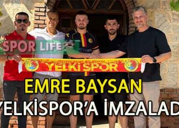 YELKİSPOR’DA GENÇ STOPER EMRE BAYSAN’DA TAMAM