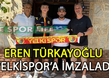 YELKİSPOR, GENÇ SAVUNMA OYUNCUSU EREN TÜRKAYOĞLU’NU RENKLERİNE BAĞLADI