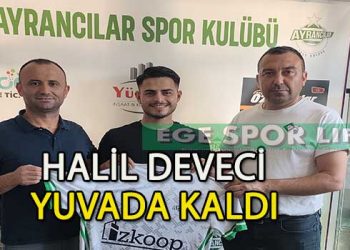AYRANCILAR’DA HALİL DEVECİ YENİDEN SÖZLEŞME İMZALADI
