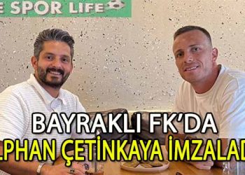 BAYRAKLI FK, YILDIZ OYUNCU ALPHAN ÇETİNKAYA’YI KADROSUNA DAHİL ETTİ