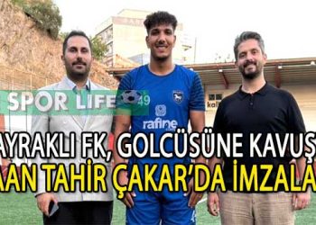 BAYRAKLI FK’DAN FLAŞ TRANSFER, GOLCÜ KAAN TAHİR ÇAKAR İMZAYI ATTI