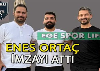 BAYRAKLI FK, GOLCÜ ENES ORTAÇ’I BIRAKMADI