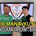 İZMİR MANAVKUYU SK, ARDA VOLKAN YARDIM’A İMZAYI ATTIRDI