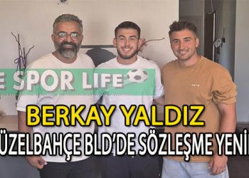 GÜZELBAHÇE BELEDİYESPOR, GENÇ OYUNCU BERKAY YALDIZ’I BIRAKMADI
