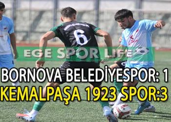 KEMALPAŞA 1923, DEPLASMANDA BORNOVA BELEDİYE’DEN İSTEDİĞİ 3 PUANI ALDI