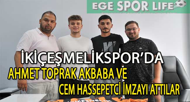 İKİÇEŞMELİKSPOR, SAVUNMADA CEM VE AHMET İLE YOLA DEVAM ETTİ
