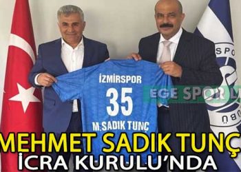İZMİR VALİ YARDIMCISI MEHMET SADIK TUNÇ’TAN İZMİRSPOR’A ANLAMLI ZİYARET