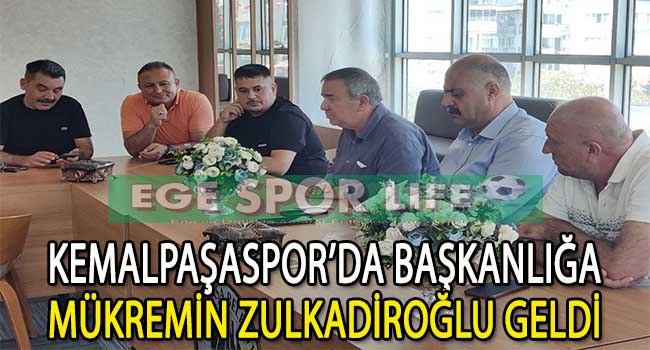KEMALPAŞASPOR’DA YENİ YÖNETİM BELİRLENDİ, BAŞKAN MÜKREMİN ZULKADİROĞLU OLDU