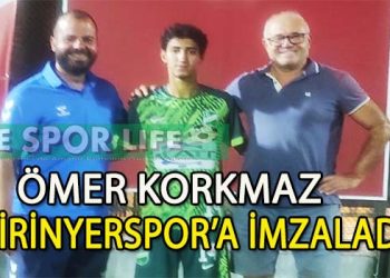 ŞİRİNYERSPOR GENÇ YETENEK ÖMER KORKMAZ’I RENKLERİNE BAĞLADI