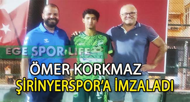 ŞİRİNYERSPOR GENÇ YETENEK ÖMER KORKMAZ’I RENKLERİNE BAĞLADI
