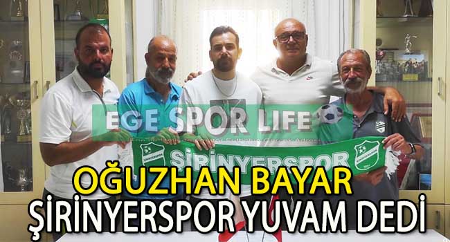 ŞİRİNYERSPOR, OĞUZHAN BAYAR’I BIRAKMADI
