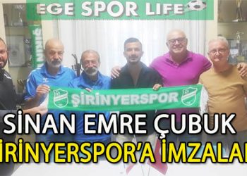 ŞİRİNYERSPOR, GENÇ GOLCÜ SİNAN EMRE ÇUBUK’U YUVAYA DÖNDÜRDÜ