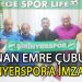 ŞİRİNYERSPOR, GENÇ GOLCÜ SİNAN EMRE ÇUBUK’U YUVAYA DÖNDÜRDÜ