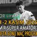 1-2 KASIM 2025, İZMİR SÜPER AMATÖR’DE HAFTA SONU MAÇ PROGRAMI