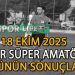 18 EKİM 2025, İZMİR SÜPER AMATÖR’DE GÜNÜN SONUÇLARI
