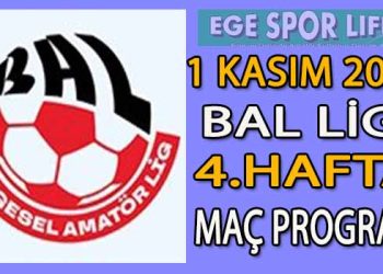 1 KASIM 2025, BAL LİGİ 4.HAFTA MAÇ PROGRAMI