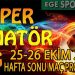25-26 EKİM 2025, İZMİR SÜPER AMATÖR’DE HAFTA SONU MAÇ PROGRAMI