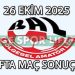 26 EKİM 2025, BAL LİGİ 3.HAFTA MAÇ SONUÇLARI