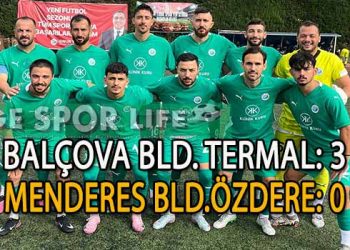 LİDER BALÇOVA BELEDİYE TERMAL, SAHASINDA ÖZDERE’YE GEÇİT VERMEDİ