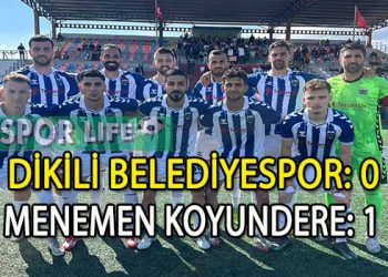 LİDER MENEMEN KOYUNDERE, TEK GOLLE ALTIN DEĞERİNDE 3 PUANI ALDI